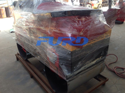 福瑞得機械1噸座駕壓路機，小型單鋼輪壓路機包裝完畢及時發(fā)貨